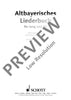 Altbayerisches Liederbuch