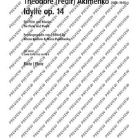 Idylle op. 14 - Score and Parts
