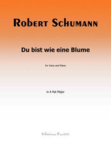 Du bist wie eine Blume