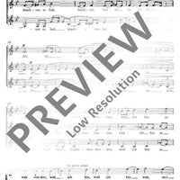 Vier deutsche Volkslieder - Choral Score