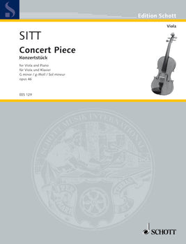 Concert Piece G Minor - Piano Score With Solo Part