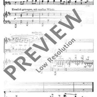 Drei Porträtstudien - Score