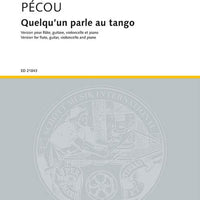 Quelqu'un parle au tango - Score and Parts