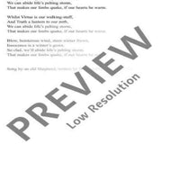 Shepherd's Song - Choral Score