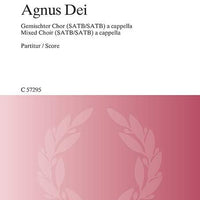 Agnus Dei - Choral Score