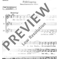 Das Jahr im Wandel - Choral Score