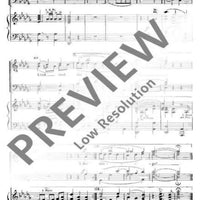 Kling auf, mein Lied - Score