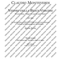 Vespro della Beata Vergine SV 206 - Piano Reduction