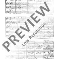 Quintet A major - Full Score