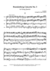 Brandenburg Concerto No. 3 - Score