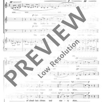 She Walks in Beauty - Choral Score