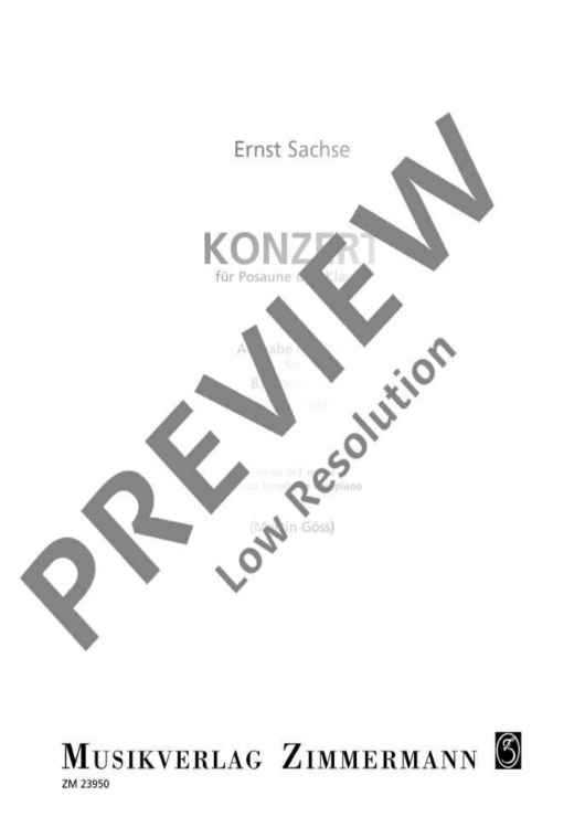 Concerto In F Major - Piano Score and Solo Part