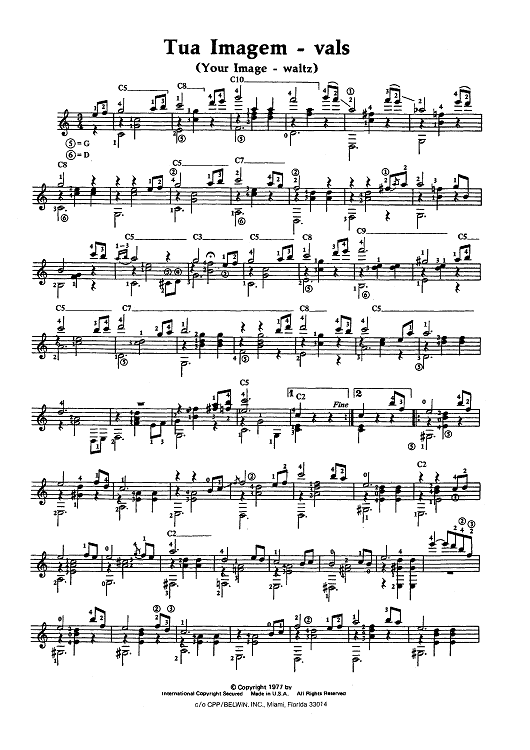 Tua Imagem - vals (Your Image - waltz)