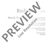 Musik für 7 Saiteninstrumente - Full Score