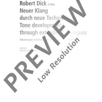 Tone development through extended techniques