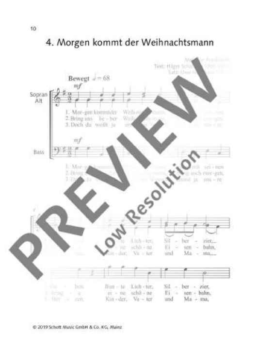 Morgen kommt der Weihnachtsmann