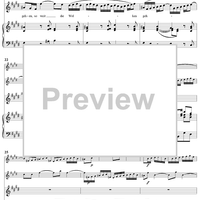"Herr, deine Güte reicht so weit der Himmel ist", Aria, No. 3 from Cantata No. 17: "Wer Dank opfert, der preiset mich" - Piano Score