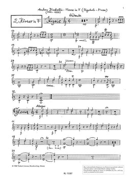 Mass in F - Horn 1/2