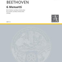 6 Menuetti - Score