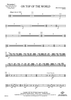 On Top of the World - Percussion 1