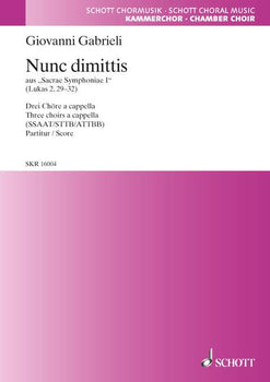 Sacrae Symphoniae I - Choral Score