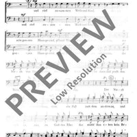 Weinlein, nun gang ein - Bass I/ii