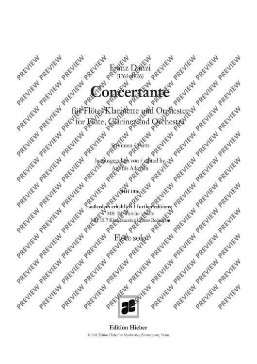 Concertante - Set of Parts