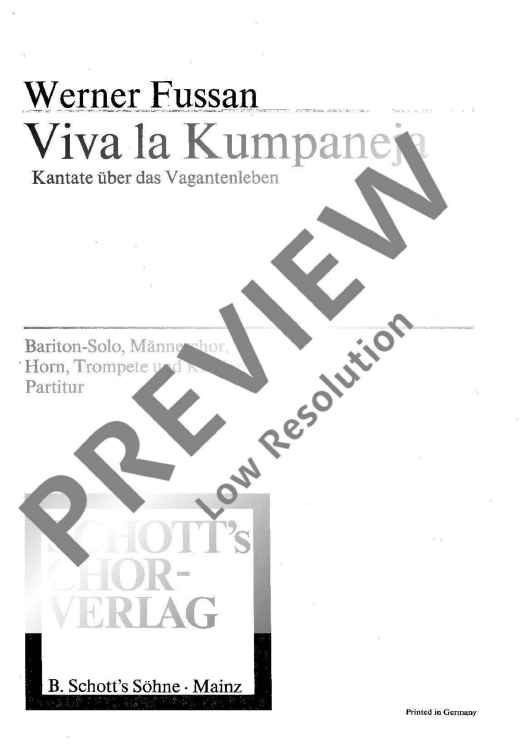 Viva la Kumpaneja - Score