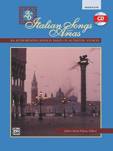 26 Italian Songs and Arias - Medium Low Voice Book