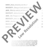 Cantata No. 119 - Full Score