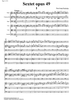 Sextet opus 49 - Score