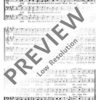 Der träumende See - Choral Score