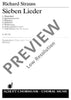 Sieben vierstimmige Lieder - Choral Score