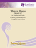 Three Duos, WoO 27 for Violin and Cello - Score