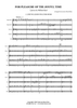 For Pleasure of the Joyful Time - Score