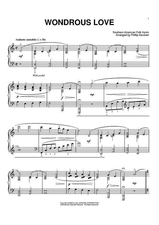 Wondrous Love