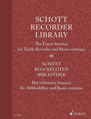 Schott Recorder Library - Score and Parts