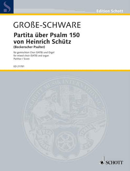 Partita on Psalm 150 by Heinrich Schütz - Score