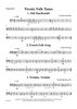 Twenty Folk Tunes for Cello Quartet (or Trio) - Cello 3