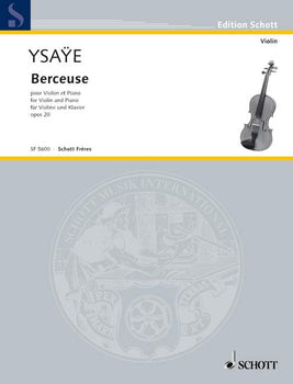 Berceuse - Piano Score With Solo Part