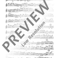 Sérénade - Set of Parts