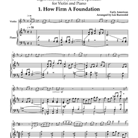 Come Thou Fount: Eight American Hymns and Spirituals for Violin and Piano