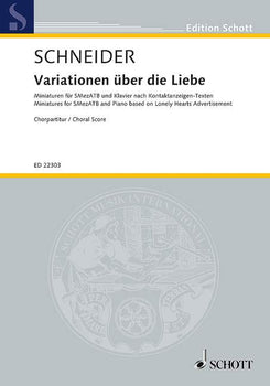 Variationen über die Liebe - Choral Score