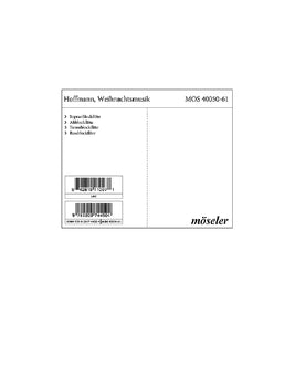 Christmas music of old masters - Set of Parts