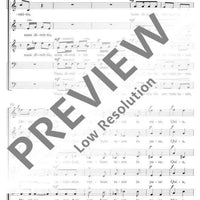 Nunc Dimittis - Choral Score