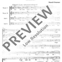 Vier Gedichte - Choral Score