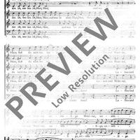 Wer bin ich, Herr - Choral Score