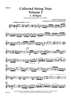 Collected String Trios: Volume 2 - Violin 1