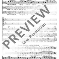 Ach, wie nichtig, ach, wie flüchtig - Choral Score