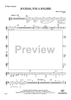 Journal For A  Soldier - Bass Clarinet